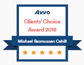 This image has an empty alt attribute; its file name is Avvo-2018-Client-Choice-Award.png